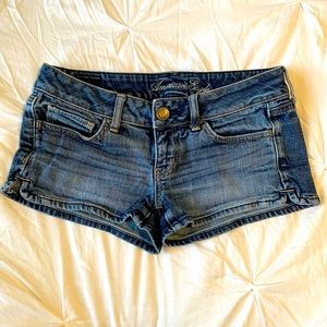 Low waist, short AE Jean shorts